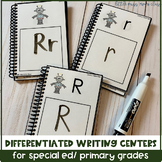 Differentiated Writing Centers & Alphabet / Letter Writing Book