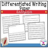 Kindergarten Writing Paper Worksheets & Teaching Resources | TpT