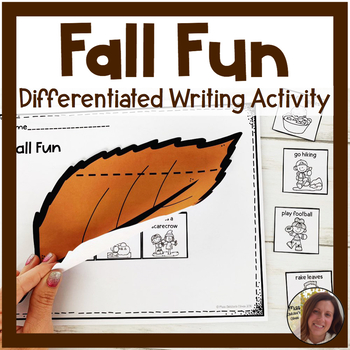 Preview of Differentiated Writing Prompt | Fall Fun | Special Education Resource