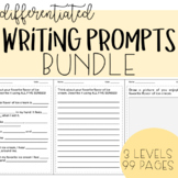 Differentiated Writing Prompts for Special Education BUNDLE!