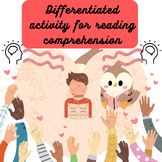 Differentiated activity for reading comprehension