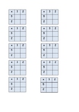 Differentiated multiplication grids