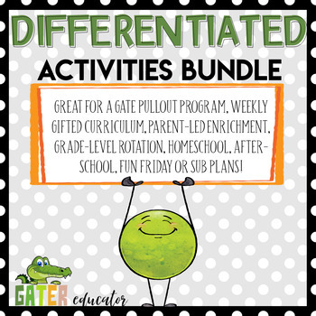 Preview of Differentiation | Activities BUNDLE