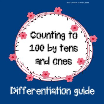 Preview of Differentiation Guide: Counting to 100 by tens and ones