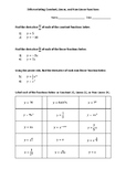 Differentiation (Power Rule) Practice Sheet