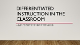 Differentiation/Learning Target Professional Development -