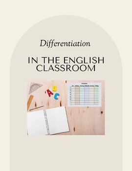 Preview of Differentiation in the English Classroom Reflection Journal