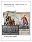 Differing World Views of Woman Pre-World War 1 and Post Wo