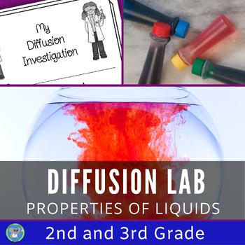 Preview of Diffusion In Liquids Science Experiment | Properties of Matter | Grade 2 3