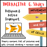 Diffusion and Active Transport: Google Slides and Revision Task