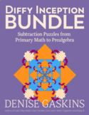Diffy Inception Bundle: Subtraction Puzzles from Primary M
