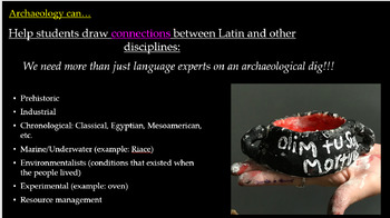 Preview of Dig a Little Deeper- Archaeology in the Latin Classroom