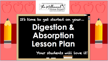 Preview of Digestion & Absorption Lesson & Notes with Answer Key (NASAFACS 9.4.1)