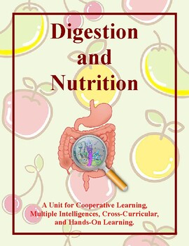 Preview of Digestion and Nutrition Unit, Activities and Worksheets