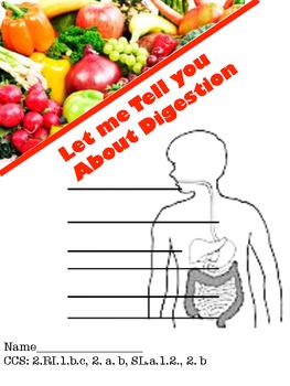 Preview of Digestion Booklet  - Common Core