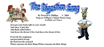 Preview of Digestion - Sing Along Science
