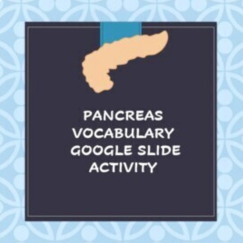 Preview of Digestive System Activity - Pancreas Song Google Classroom Drag N Drop