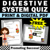 FREE Digestive System The Human Body Activities 5th Grade 
