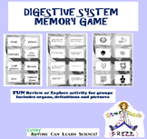 Digestive System MEMORY Game