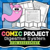Digestive System Project - Comic Strip Activity - Fun Assessment