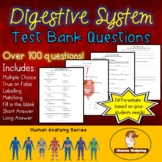 Digestive System Test Questions