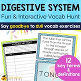 Digestive System Vocabulary Hunt | Human Body Systems
