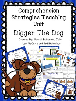 Preview of Digger the Dog - Reading comprehension strategy teaching unit - beanie baby