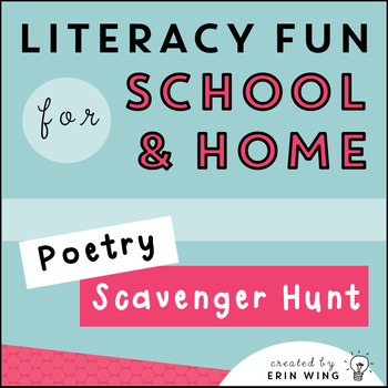 Preview of Digging Poetry Scavenger Hunt