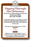 Digging Through the Dictionary: Practicing Dictionary Skills