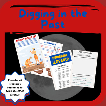 Preview of Digging in the Past, Wolf Cub Scout Elective