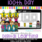 Digital 100th Day of School Activities for Google Slides a