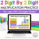Digital 2 Digit by 2 Digit Multiplication for Google Slides 