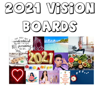 Digital 2021 Vision Boards by Miss Chavez in the Middle | TpT