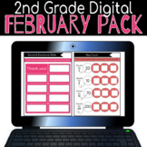 Digital 2nd Grade February Activities {Morning work, Indep