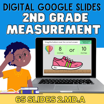 Preview of Digital 2nd Grade Measurement Unit  2.MD.A.1  2.MD.A.2  2.MD.A.3  2.MD.A.4
