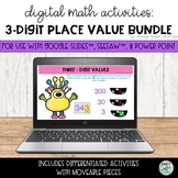 3 Digit Numbers to 1000 Place Value Digital Bundle for See