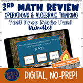Digital 3rd Math Test-Prep Review Operations & Algebraic T