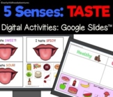 Digital 5 Senses: TASTE Mini-Lesson Visuals & Activities f