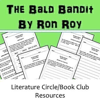 Preview of Digital A to Z Mysteries The Bald Bandit Ron Roy Book Study 