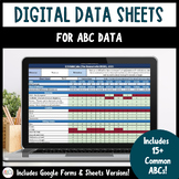 Digital ABC Data Sheet for ABA Therapy (Google Forms™ + Go