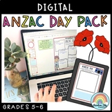 Digital ANZAC Day (Distance Learning Grade 5 & Grade 6)