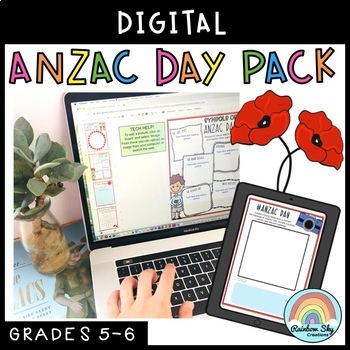 Preview of Digital ANZAC Day (Distance Learning Grade 5 & Grade 6)