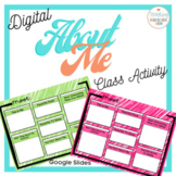 Digital About Me Class Project Google Slides