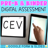 Pre-K & Kindergarten Assessment | Fully DIGITAL Google Sli