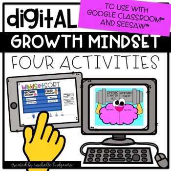 Preview of Digital Activities Growth Mindset for Google Classroom™ & Seesaw™