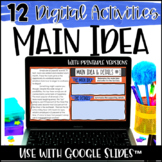 Main Idea Digital Activities | Google Slides™ w/ Main Idea