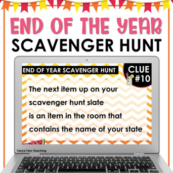 Preview of End of Year Activities Scavenger Hunt