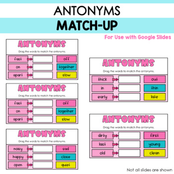 Synonyms and Antonyms: 5 Digital Activities (Basic) using Google