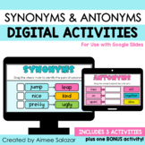 Digital Activities for Synonyms & Antonyms (Google Slides)