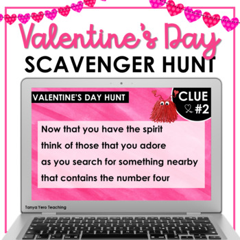Preview of Valentine's Day Activities Scavenger Hunt Fun Game FUN GAME